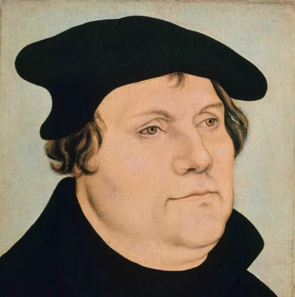 Kratervase mit dem Porträt des Martin Luther, KPM Berlin um 1835
