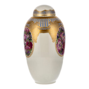 Adolph Flad, Deckelvase Friedrich II., KPM Berlin 1913/17